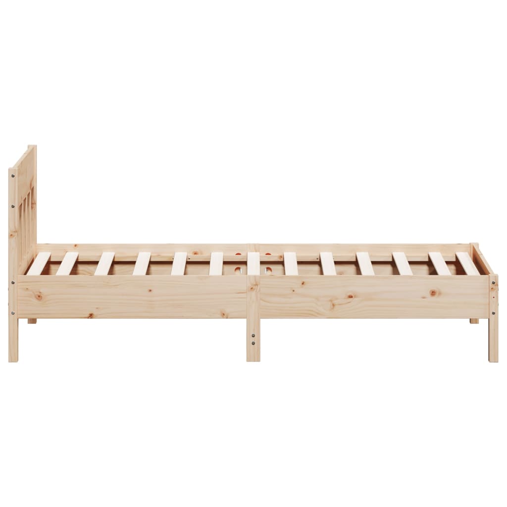 Sengeramme uten madrass 75x190 cm heltre furu