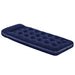 Oppblåsbar flokket luftseng med innebygd pumpe 185x76x22 cm