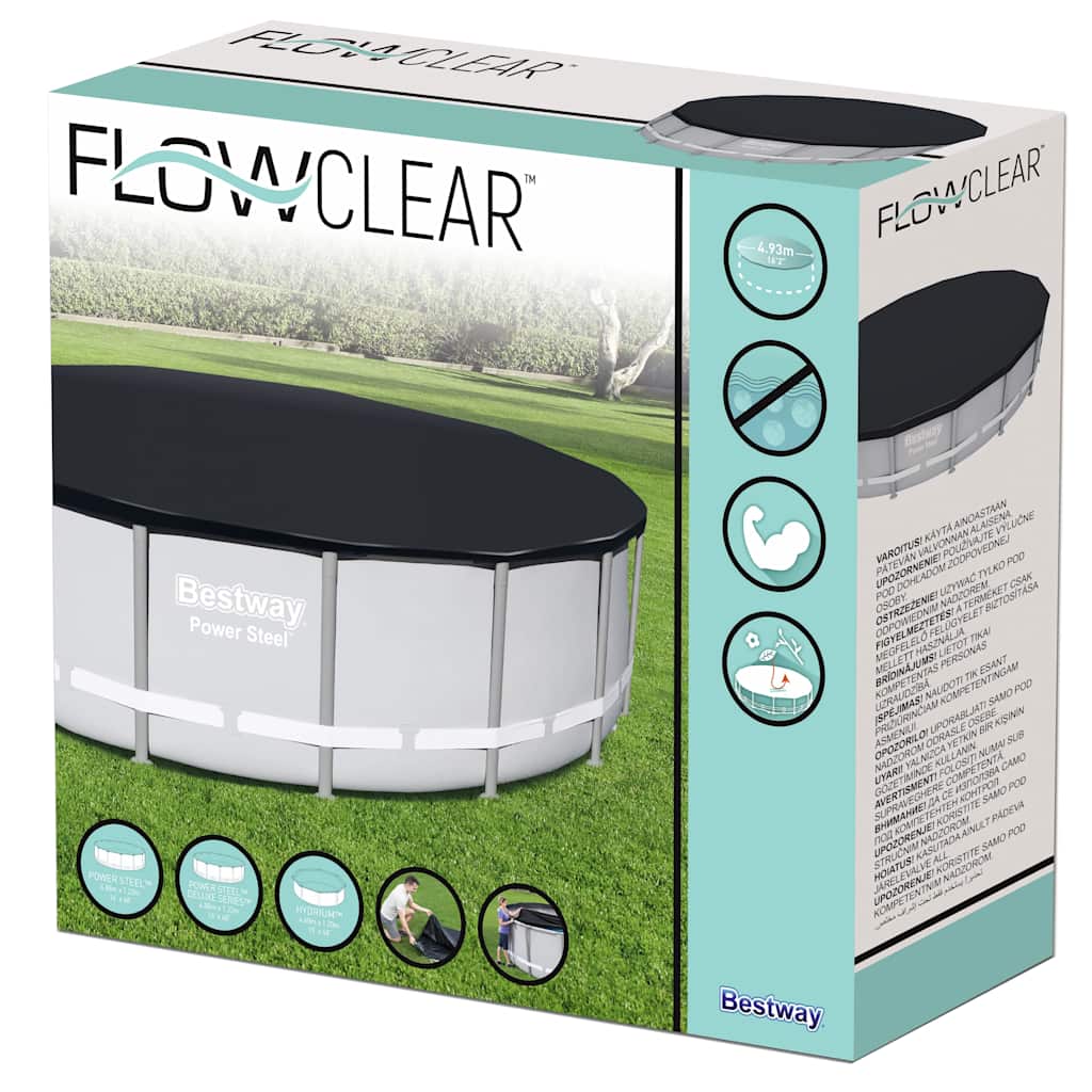 Bassengtrekk Flowclear 488 cm