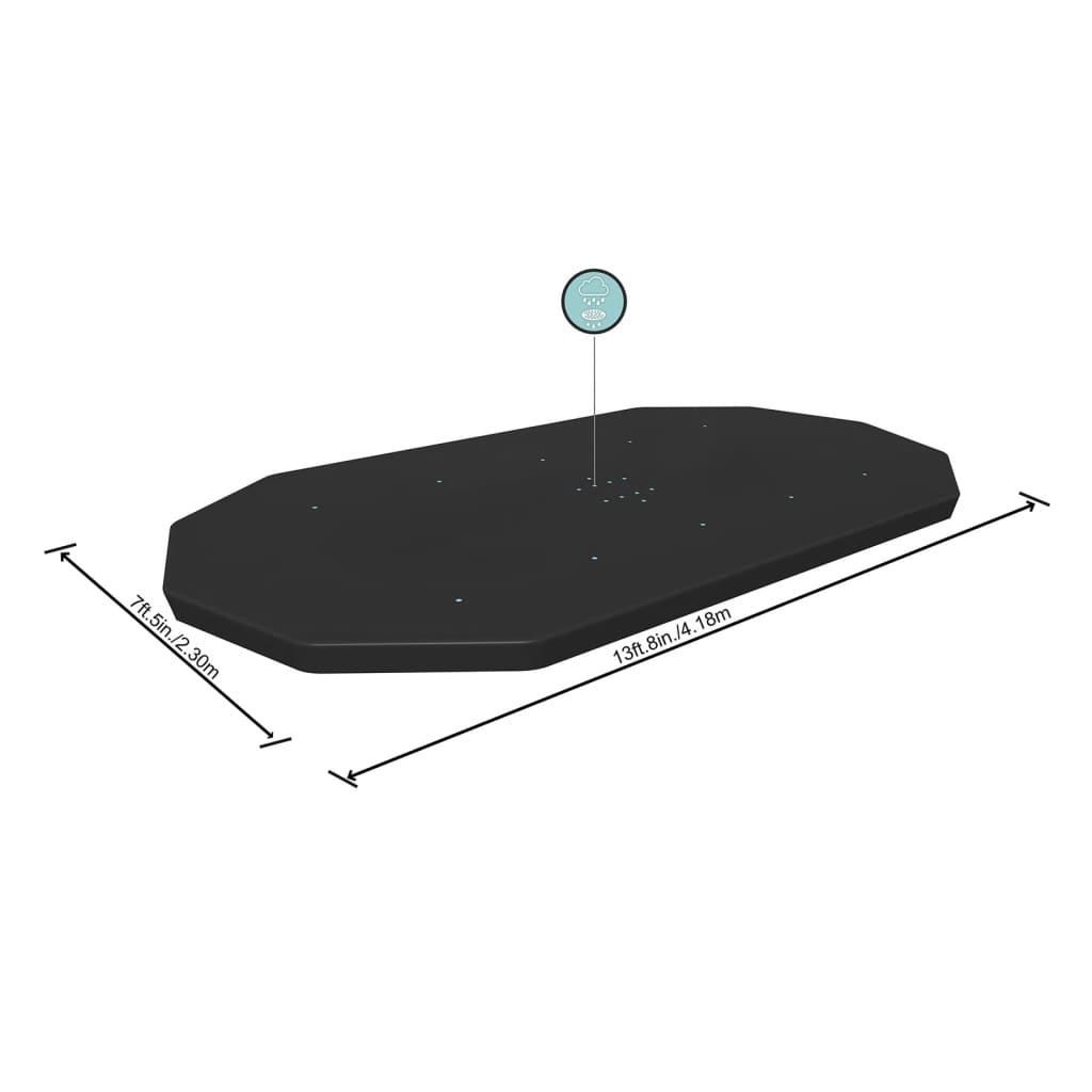 Flowclear bassengtrekk 418x230 cm