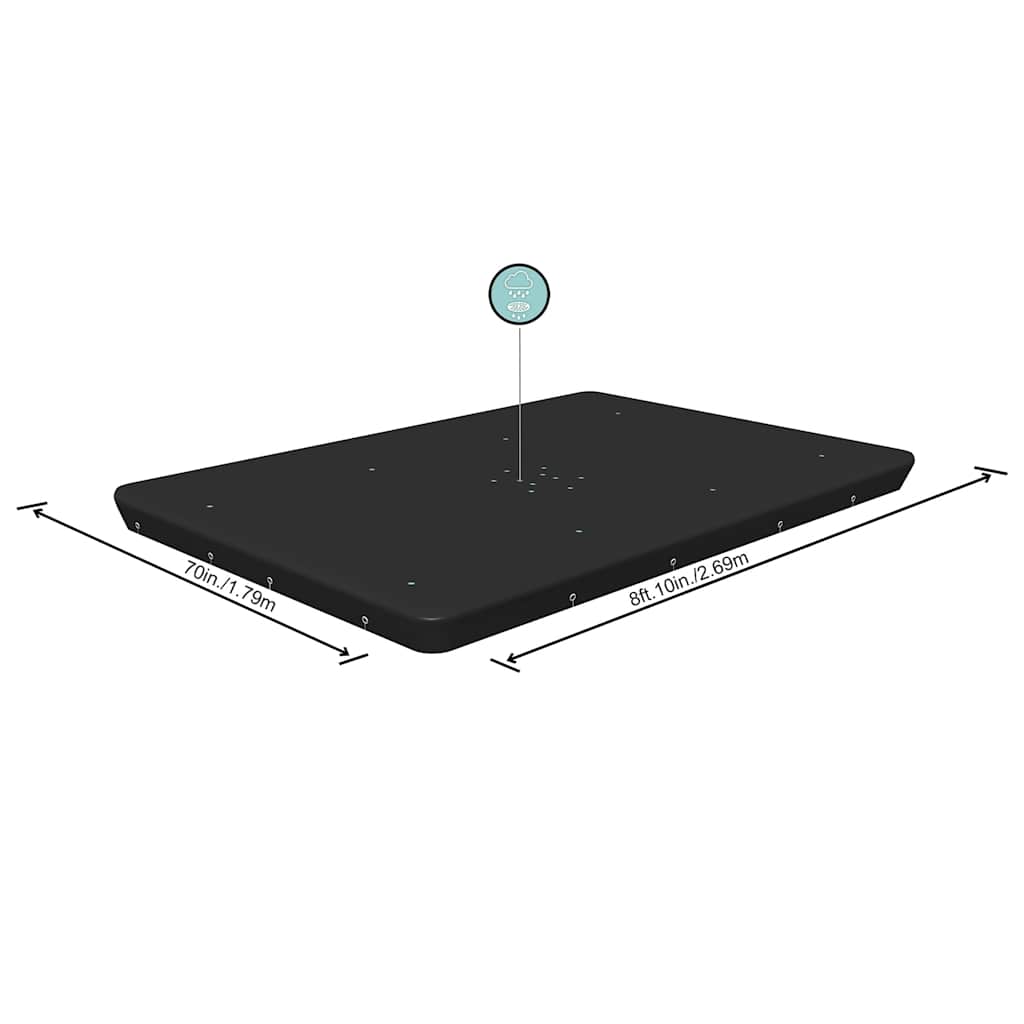 Flowclear bassengtrekk 269x179 cm