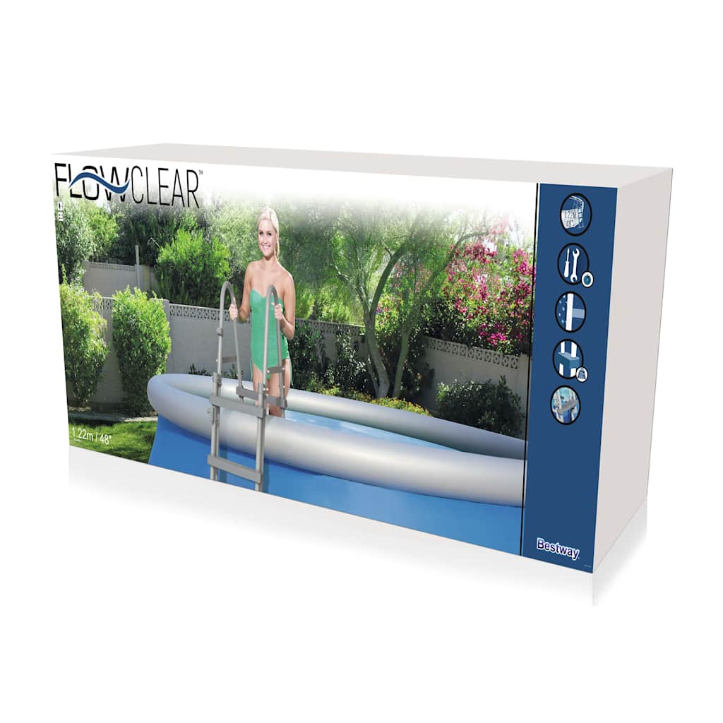 Flowclear Bassengstige 4-trinns 122 cm 58331