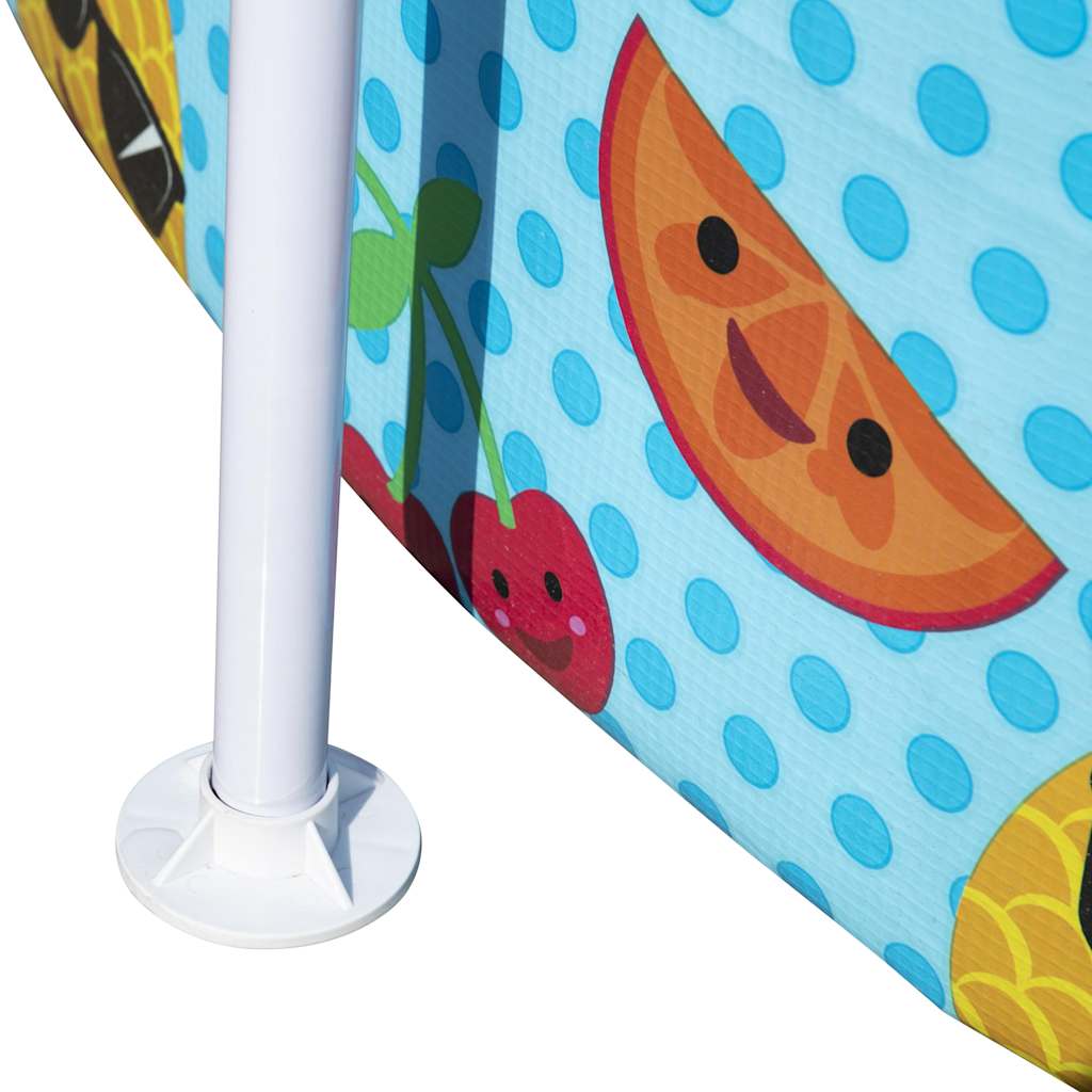 Frittstående barnebasseng Steel Pro UV Careful 244x51 cm