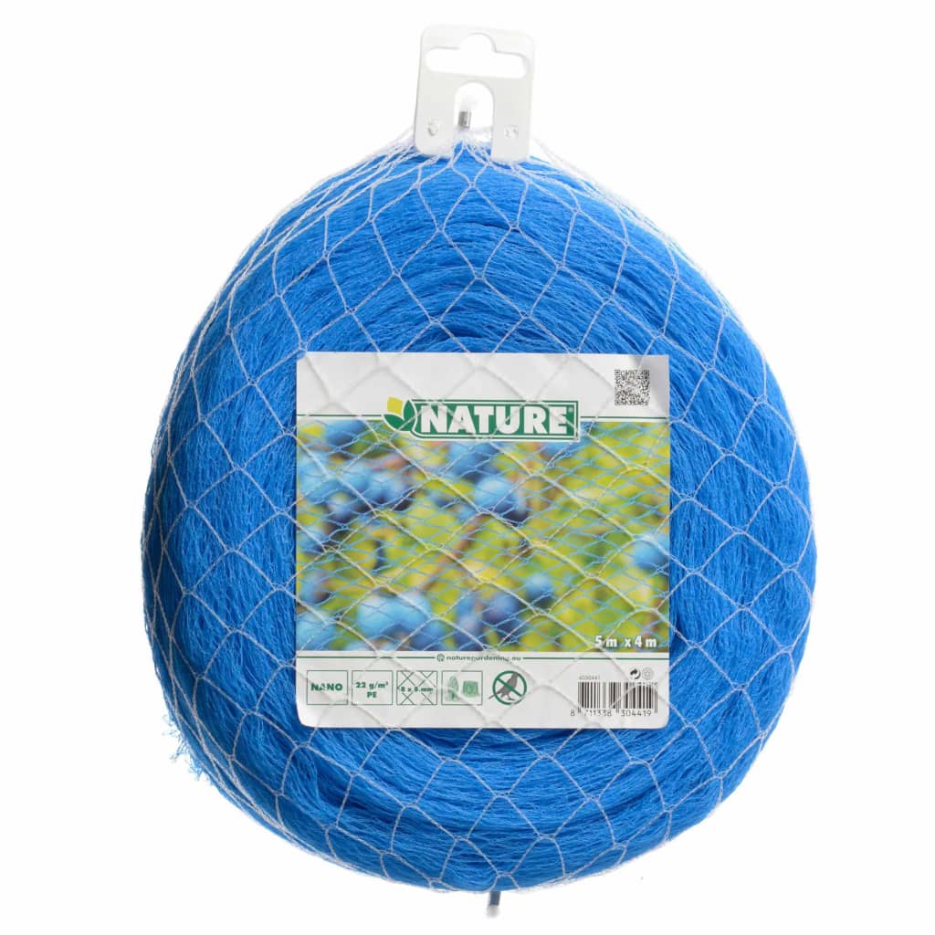 Fuglenett Nano 5x4 m blå