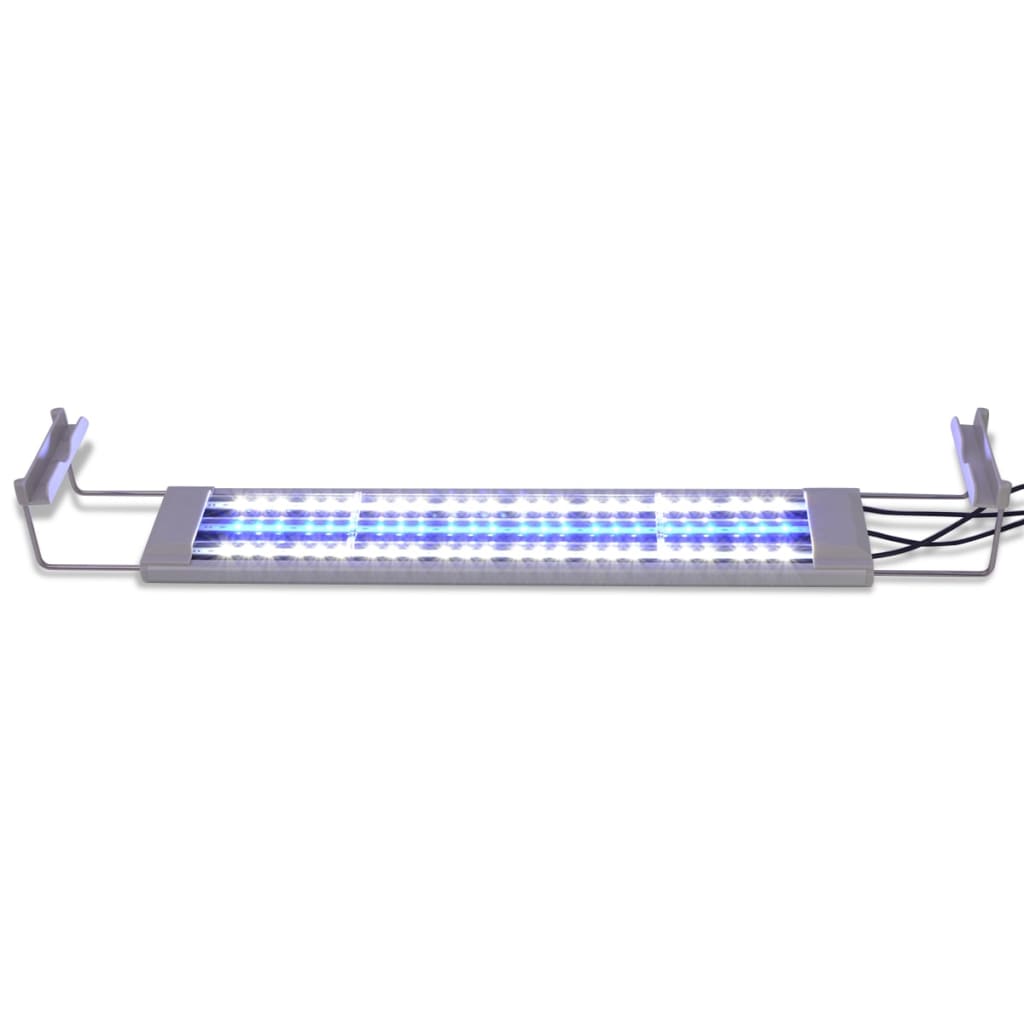 Akvarielampe LED 50-60 cm aluminium IP67 vidaXL