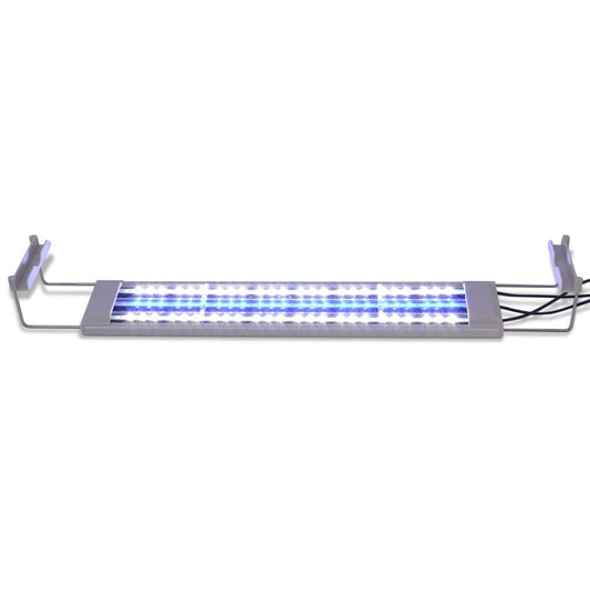 Akvarielampe LED 50-60 cm aluminium IP67 vidaXL