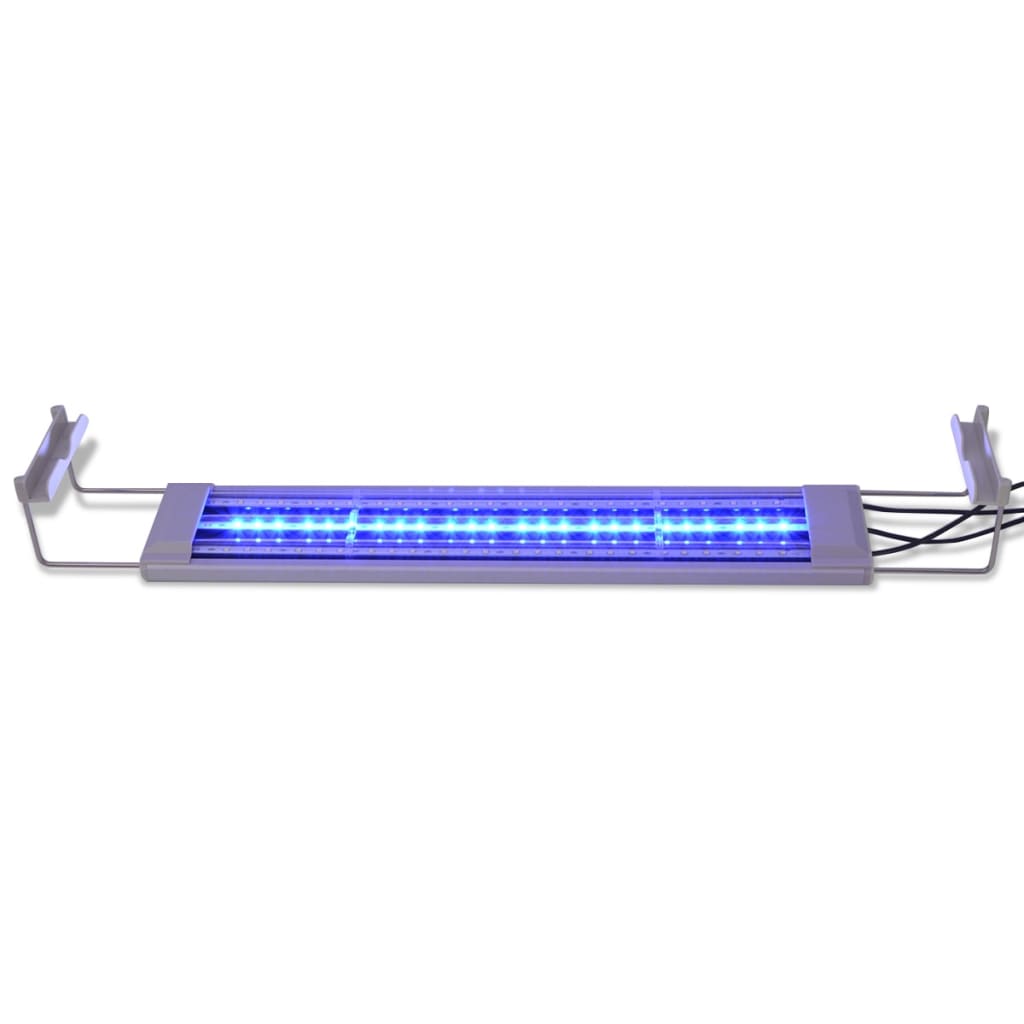 Akvarielampe LED 50-60 cm aluminium IP67 vidaXL