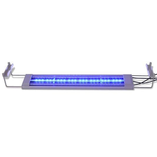 Akvarielampe LED 50-60 cm aluminium IP67 vidaXL