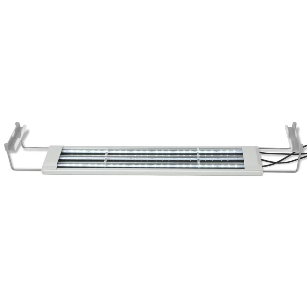 Akvarielampe LED 50-60 cm aluminium IP67 vidaXL