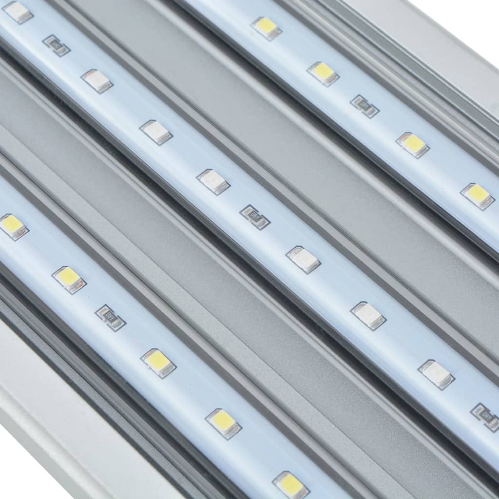 Akvarielampe LED 50-60 cm aluminium IP67 vidaXL