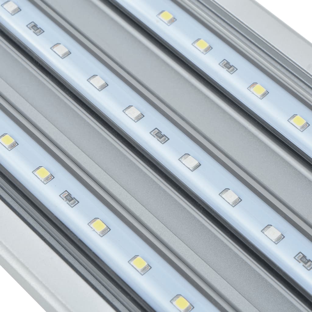 Akvarielampe LED 80-90 cm aluminium IP67 vidaXL