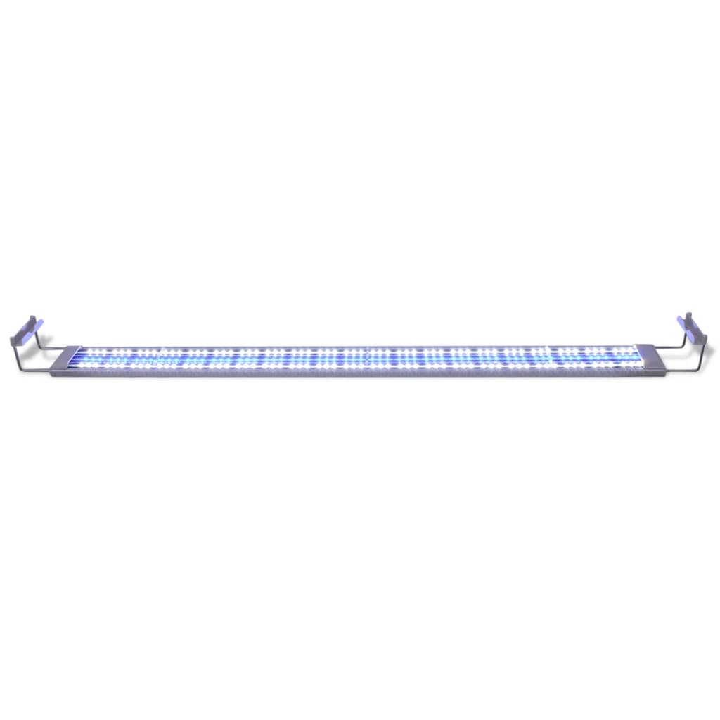 Akvarielampe LED 120-130 cm aluminium IP67 vidaXL