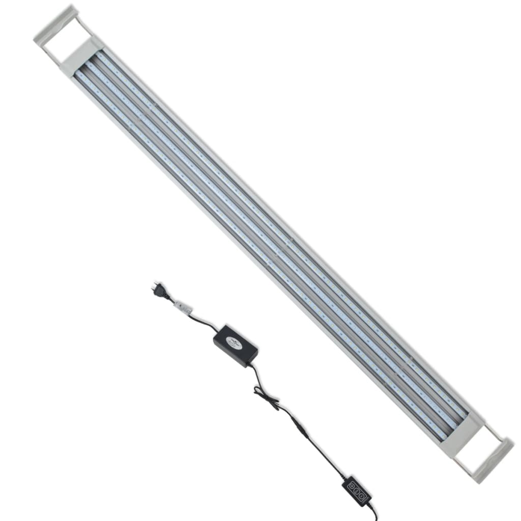 Akvarielampe LED 120-130 cm aluminium IP67 vidaXL
