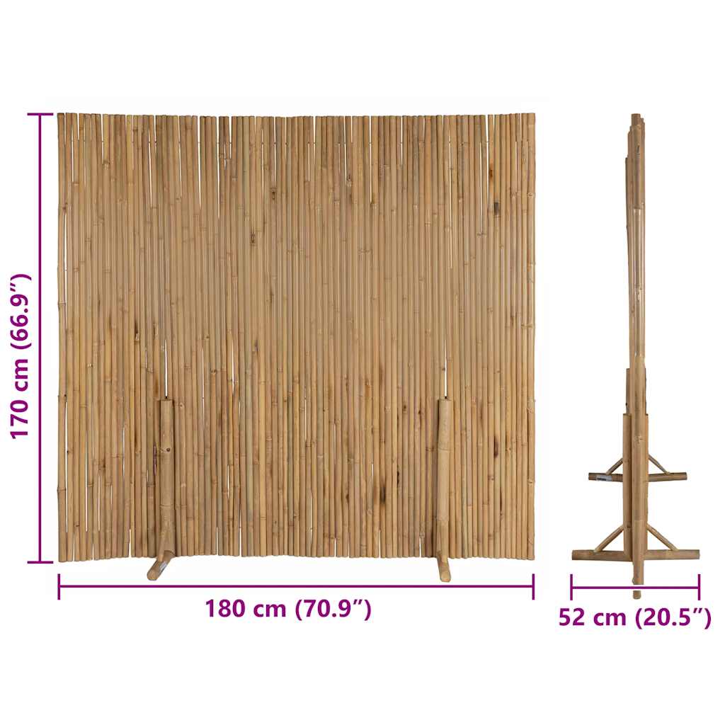 Bambusgjerde 180x170 cm
