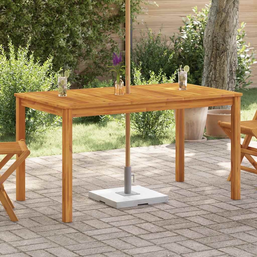 Hagebord 140x80x74 cm heltre akasie