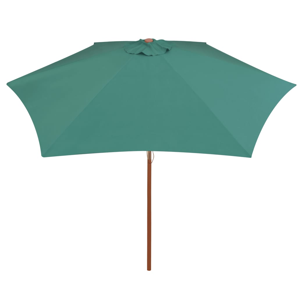 Parasoll 270x270 cm trestang grønn vidaXL