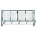 Gjerdeport stål 300x125 cm grønn