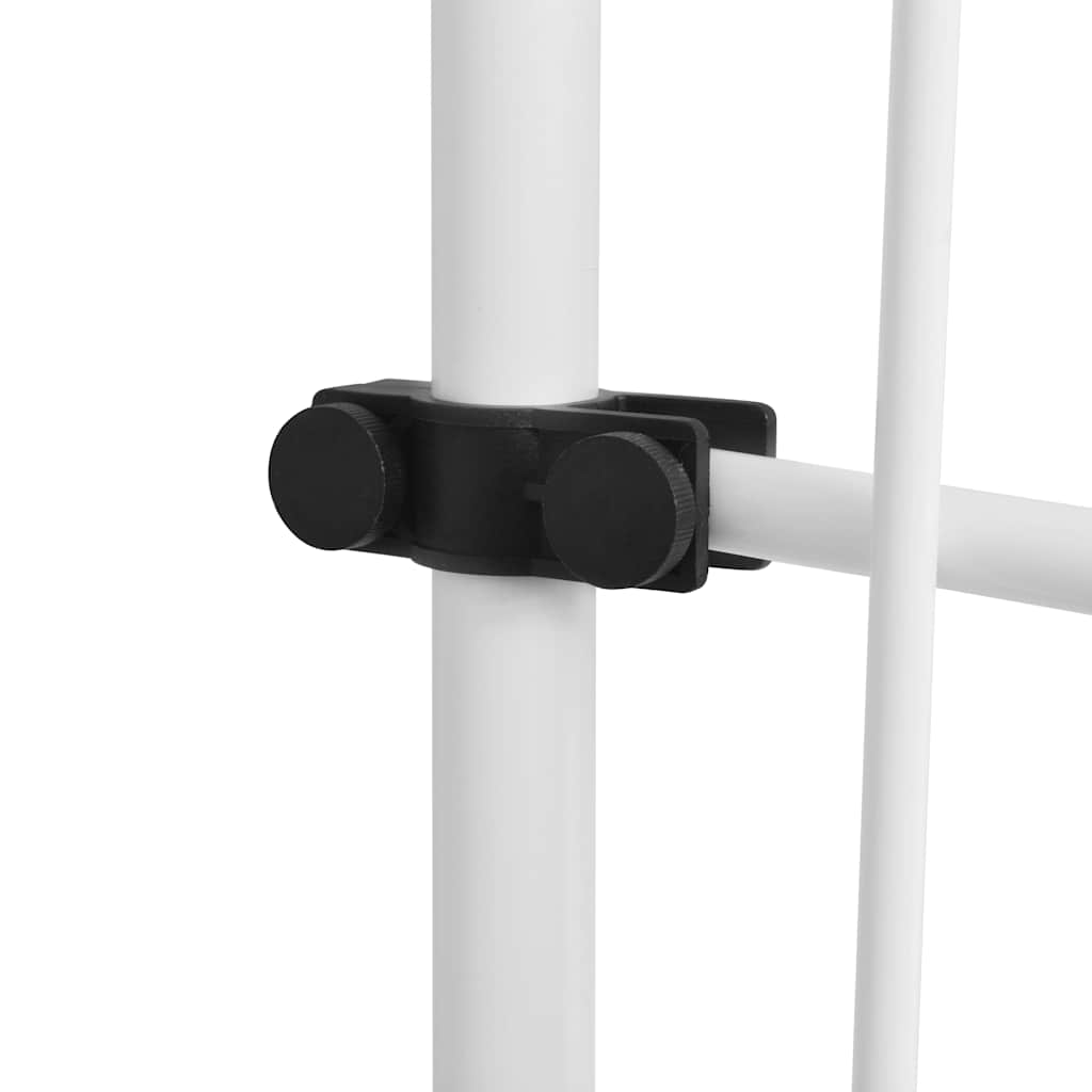 Manuell uttrekkbar markise 150 cm oransje og hvite striper