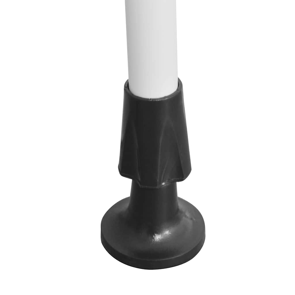 Manuell uttrekkbar markise 150 cm oransje og hvite striper