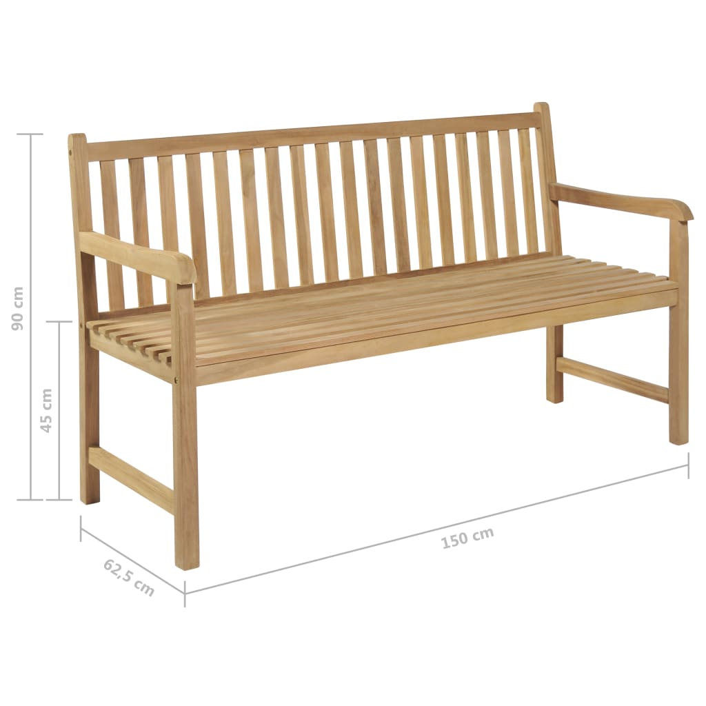 Hagebenk 150 cm teak