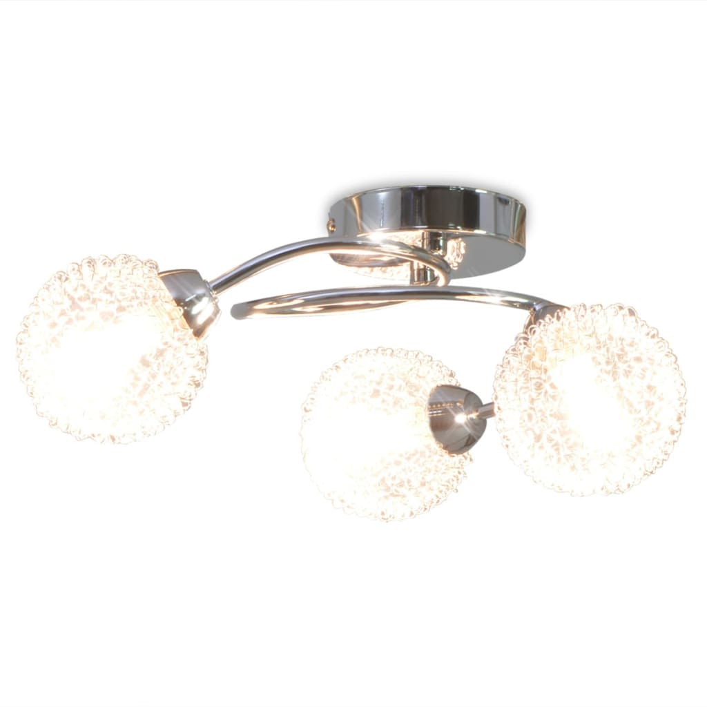 Taklampe med 3 LED-pærer G9 120 W