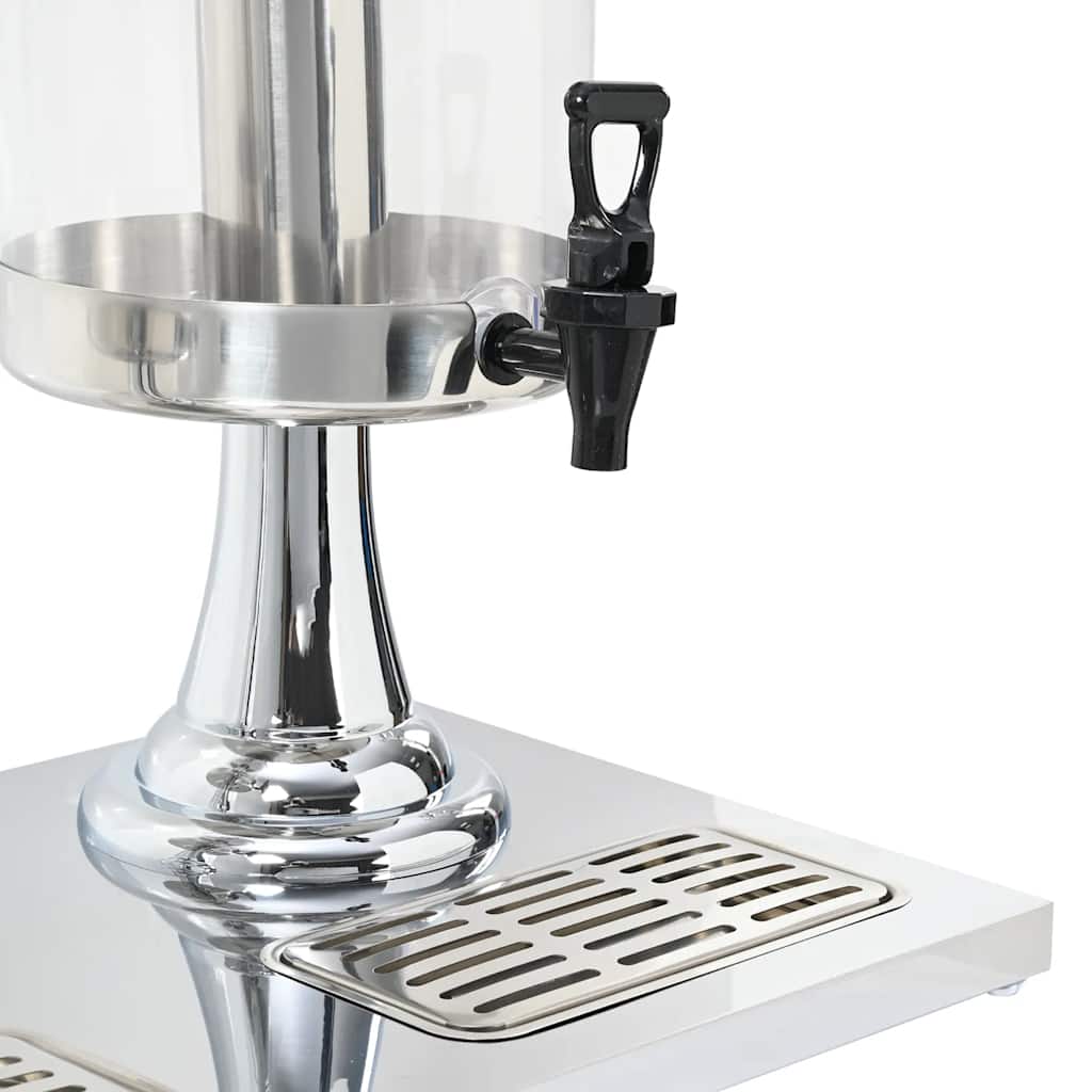 Dobbel juicedispenser rustfritt stål 2 x 8 L vidaXL