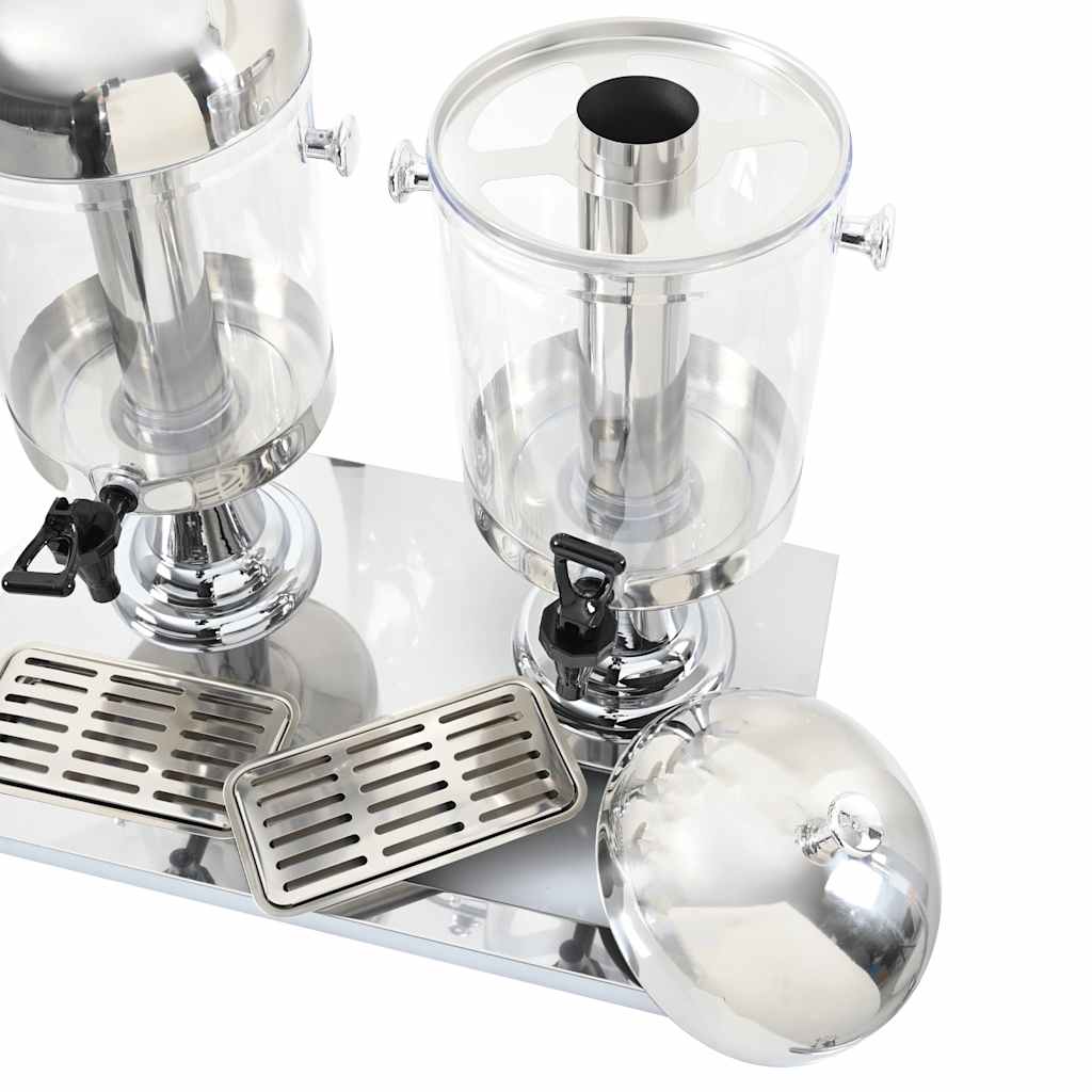 Trippel juicedispenser rustfritt stål 3 x 8 L