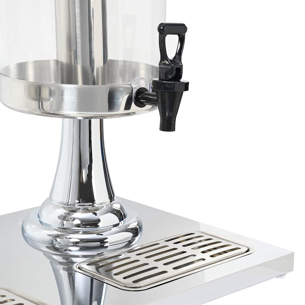 Trippel juicedispenser rustfritt stål 3 x 8 L