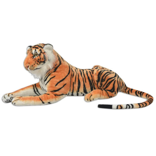 Tigerleke Plysj Brun XXL