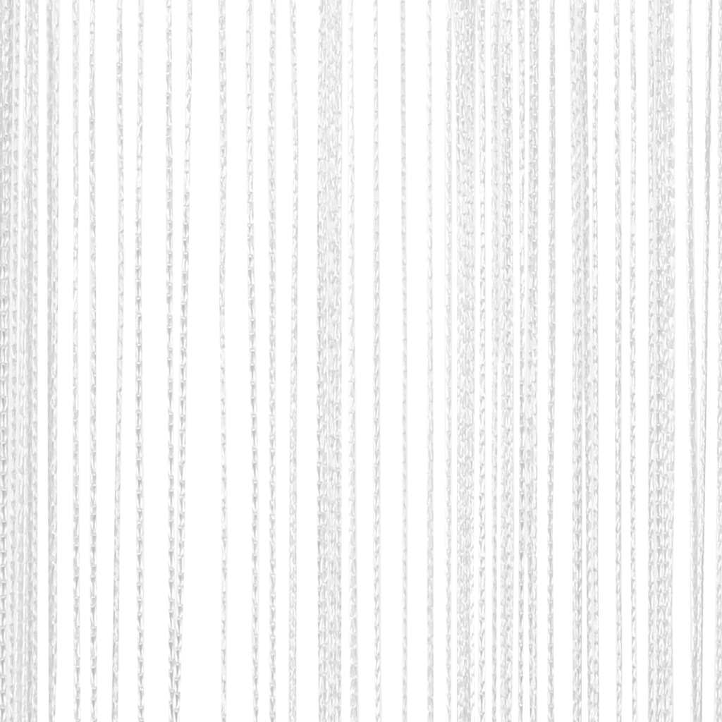 Trådgardiner 2 stk 100x250 cm hvit