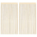 Trådgardiner 2 stk 100x250 cm krem