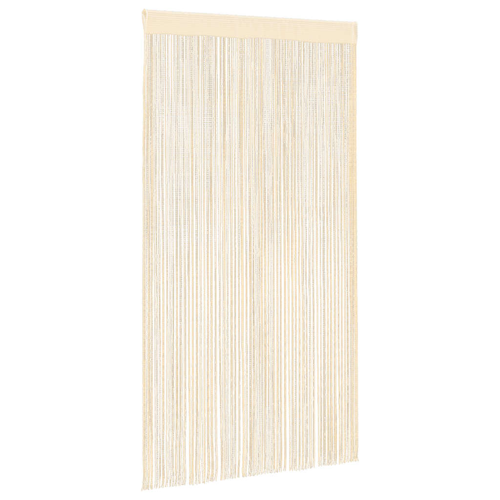 Trådgardiner 2 stk 140x250 cm krem
