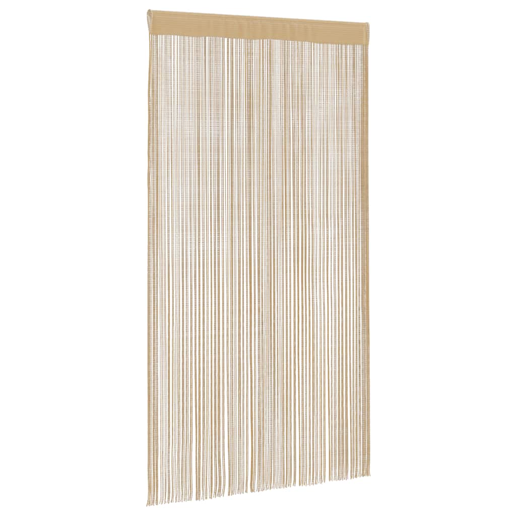 Trådgardiner 2 stk 100x250 cm beige