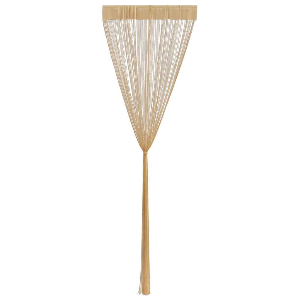 Trådgardiner 2 stk 140x250 cm beige