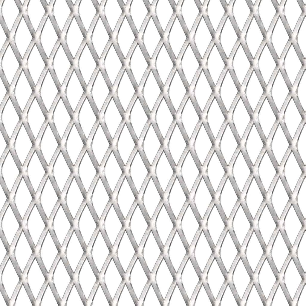 Kjedegjerde for hage rustfritt stål 50x50 cm 30x17x2,5 mm vidaXL