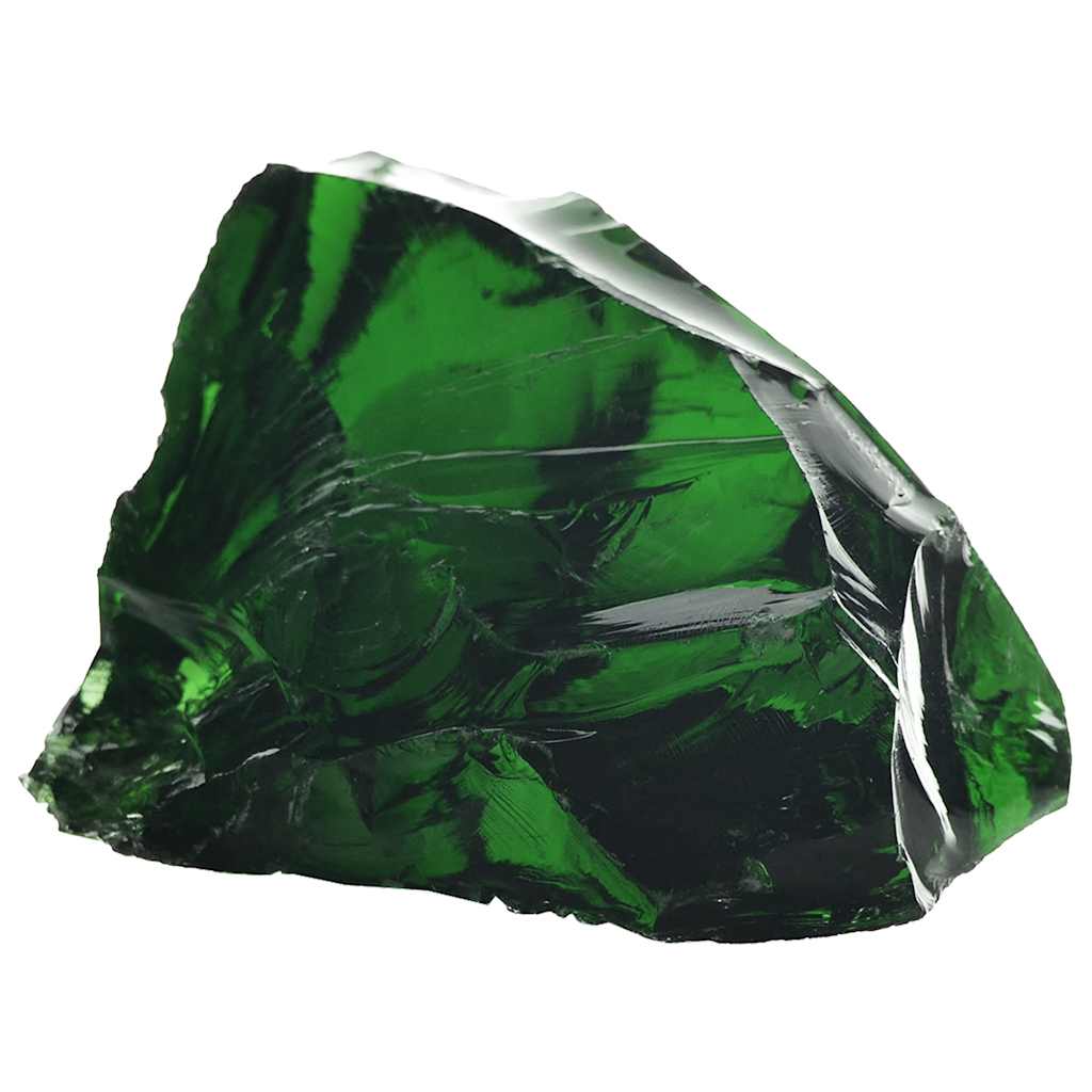 Grønne gabionsteiner glass 60-120 mm 25 kg