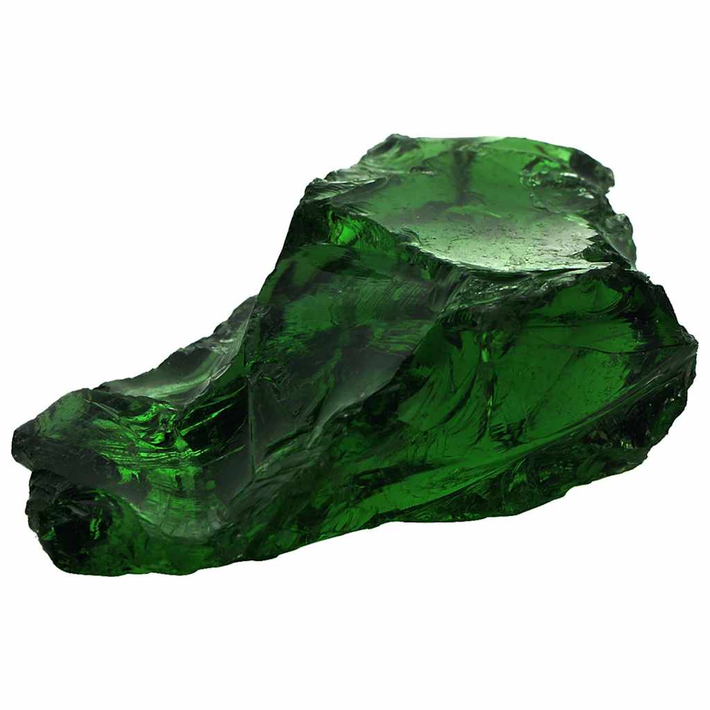 Grønne gabionsteiner glass 60-120 mm 25 kg