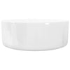 Servant rund keramisk hvit 40x15 cm