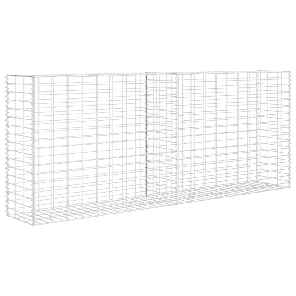 Gabionkurv galvanisert stål 85x30x200 cm