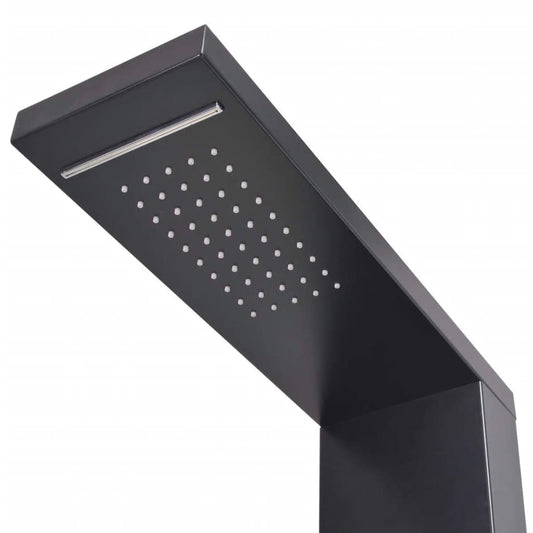 Dusjpanel aluminium matt svart