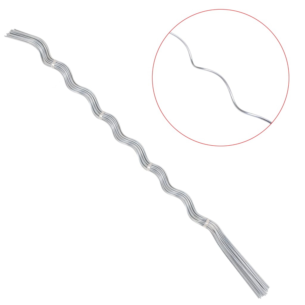 Spiralplantestøtter 20 stk 170 cm galvanisert stål