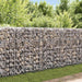 Gabionkurv galvanisert stål 120x30x100 cm