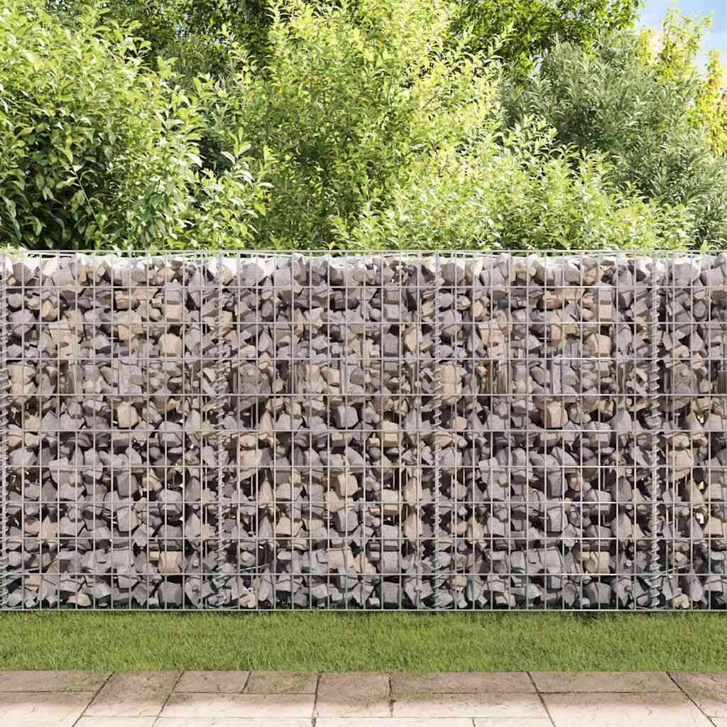 Gabionkurv galvanisert stål 120x30x50 cm
