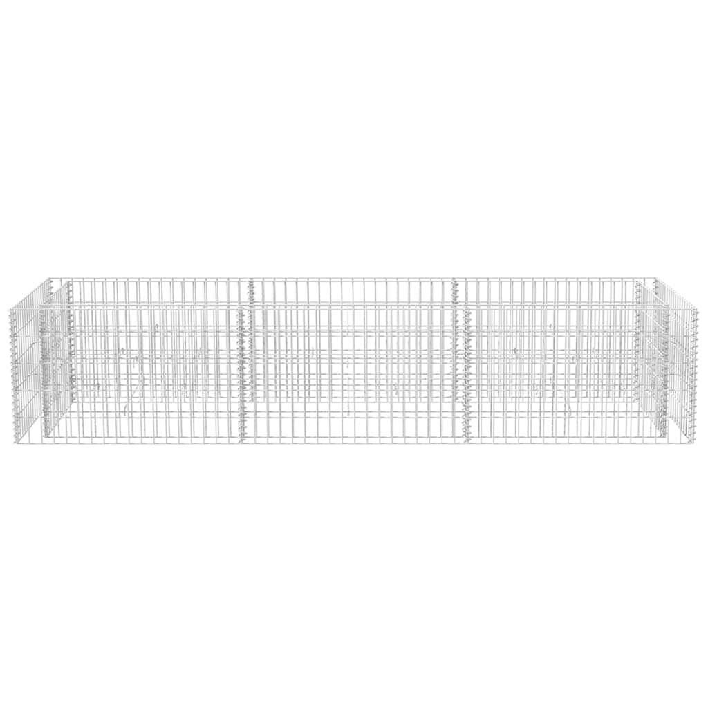 Gabion høybed stål 270x90x50 cm
