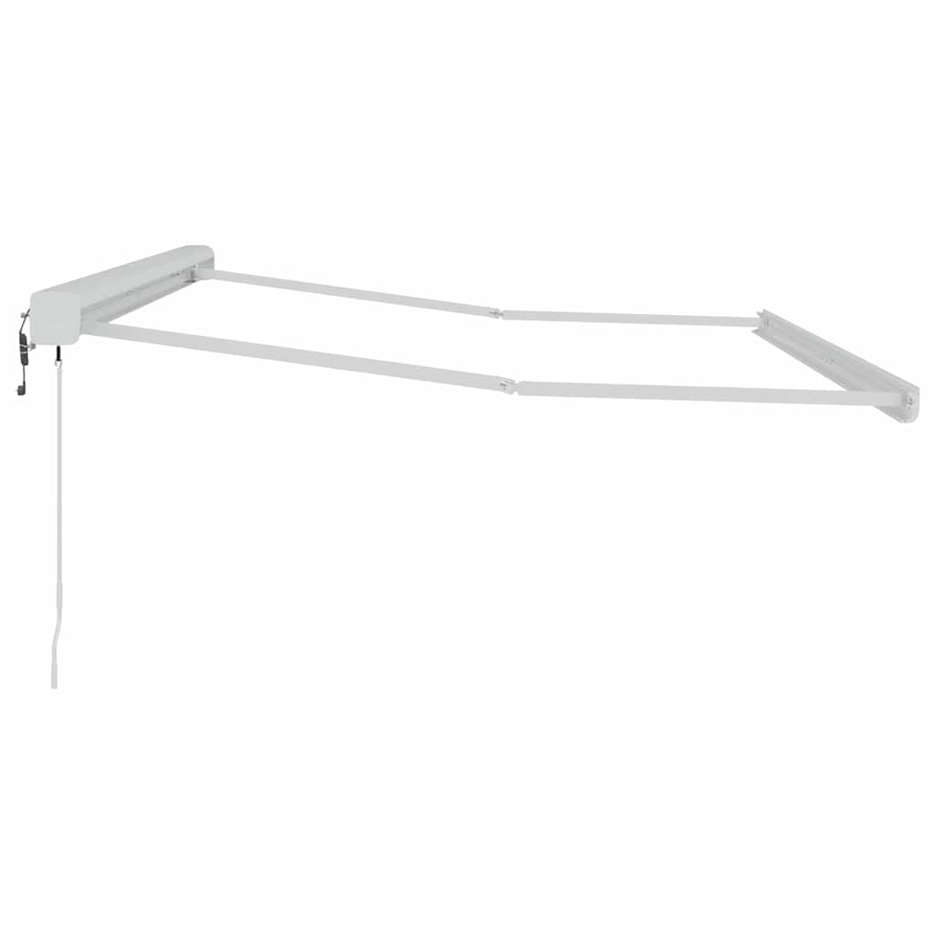 Markise Hvit 3,5 x 2,5 m Metall