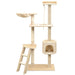 Kattetre med sisal klorestang 150 cm beige