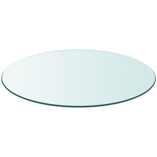 Bordplate Herdet glass Rund 300 mm vidaXL