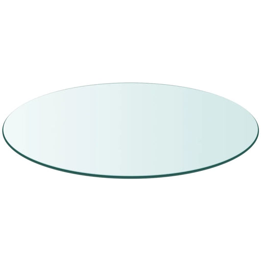 Bordplate Herdet Glass Rund 400 mm