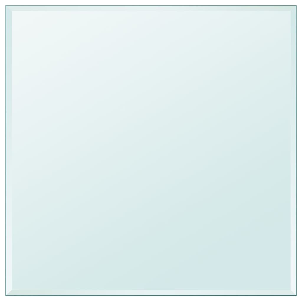 Bordplate herdet glass kvadratisk 800x800 mm
