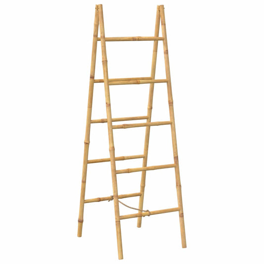 Dobbel håndklehenger med 5 trinn bambus 50x160 cm